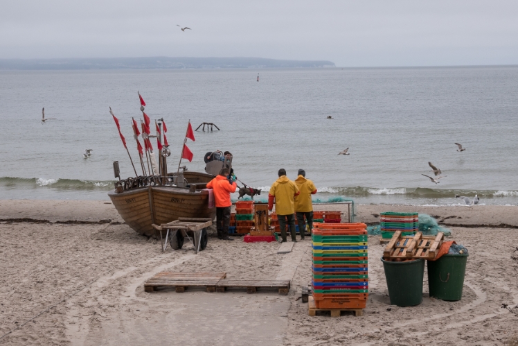 Am Strand von Binz