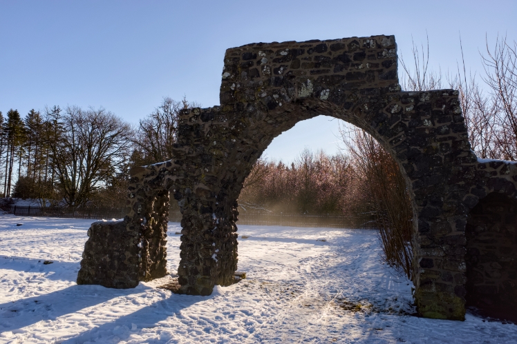 Eingang zum ehem. RAD-Lager Hochrhön am Schwarzen Moor